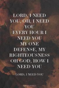 Lord I need you - Matt Maher