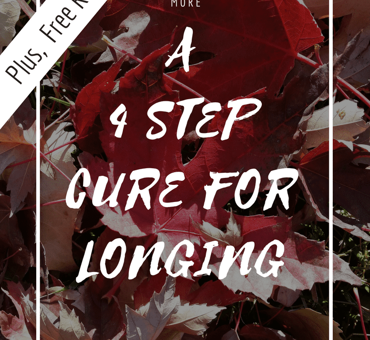 A 4 Step Cure for Longing