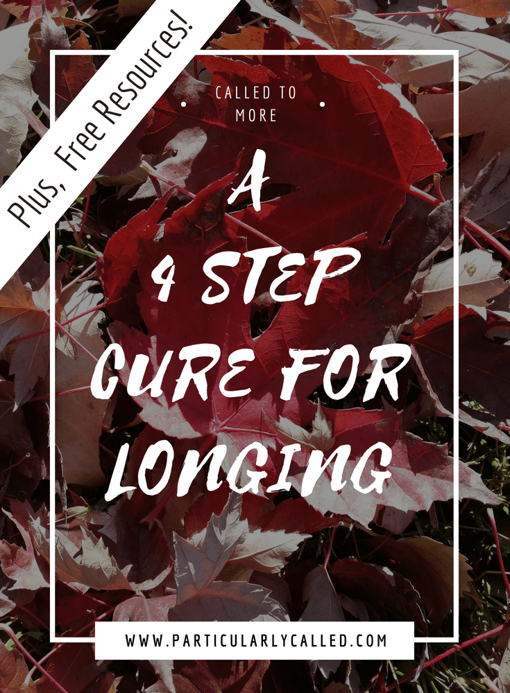 A 4 Step Cure for Longing