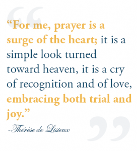 prayer - therese of liseux