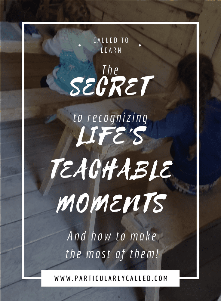 teachable moments,