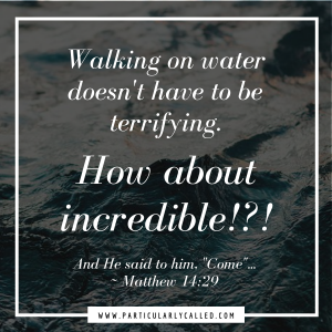 Step out of the boat _ Walk on water _ Fear _ Trust _ Be Vulnerable _ Matthew 14