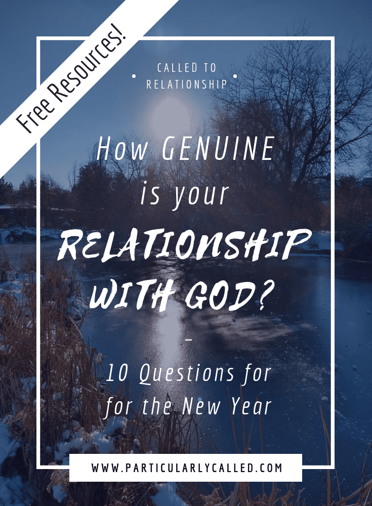 genuine relationship with God