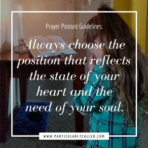 prayer posture quote