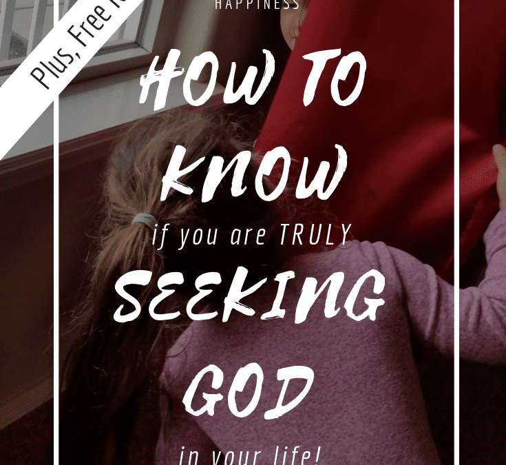 Seeking God, Seek God