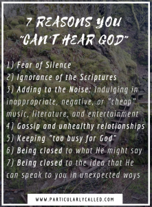 Can't hear God speak _ listening to God _ listen to God _ hearing God speak 