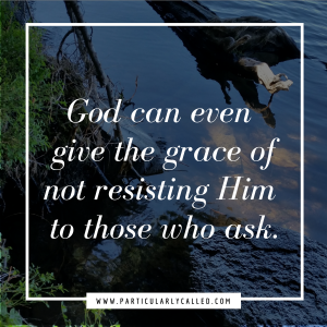 How not to resist God