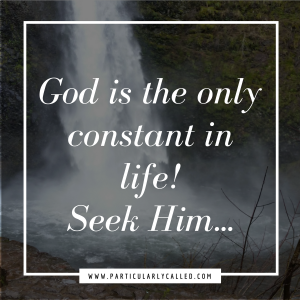 God is constant