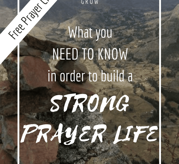 What you need to know to build a strong prayer life