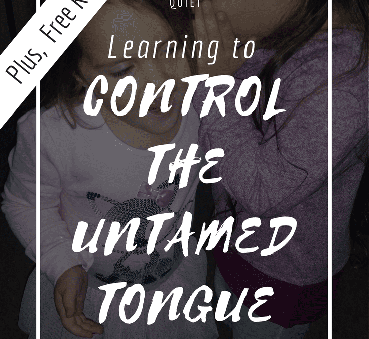 Called to Quiet – Learning to Control the Untamed Tongue