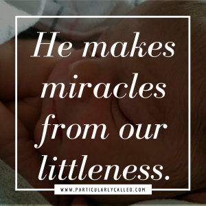 Littleness, Miracles, encouraging quotes