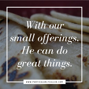 miracles, little things, offering
