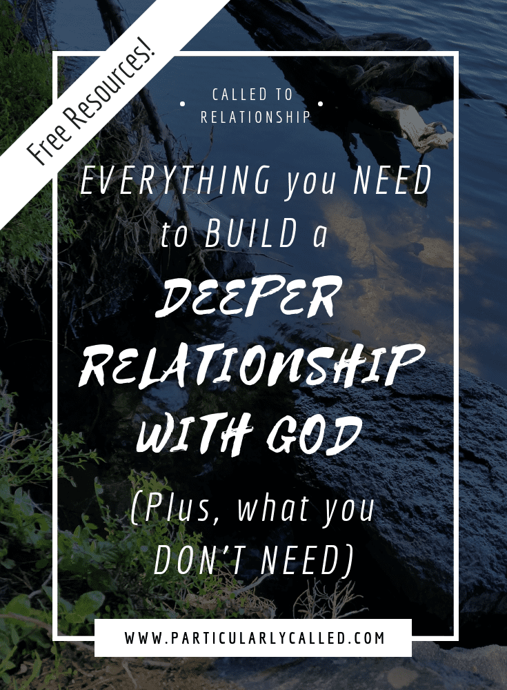 deeper relationship with God