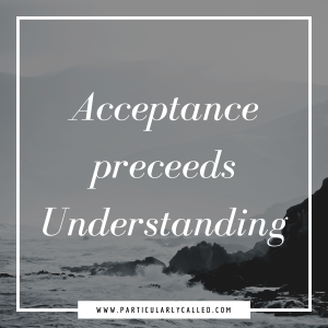 Acceptance - How to Trust God - live unshakable trust 