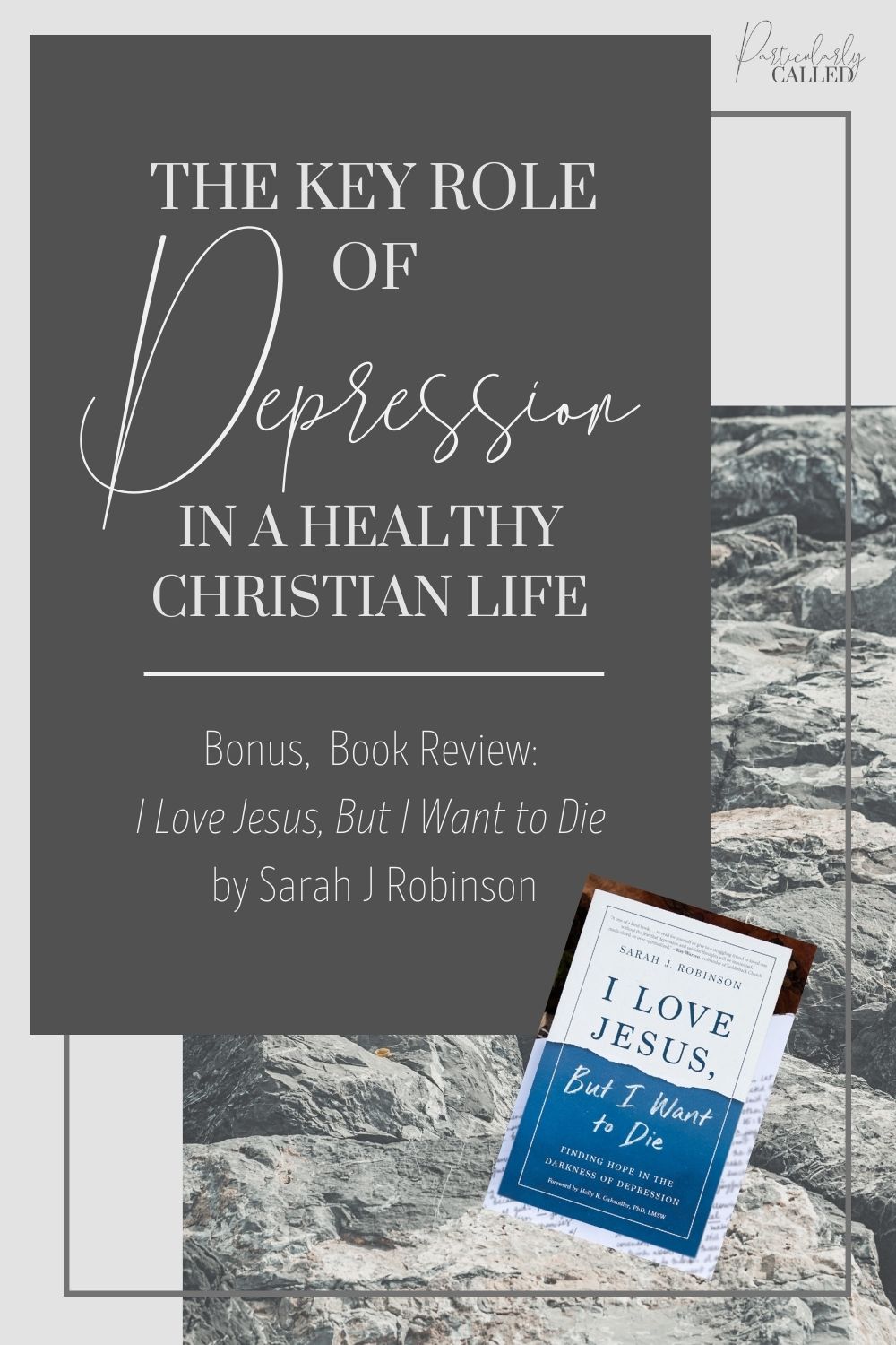 I love jesus but I want to die, depression and the christian life