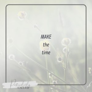 make the time