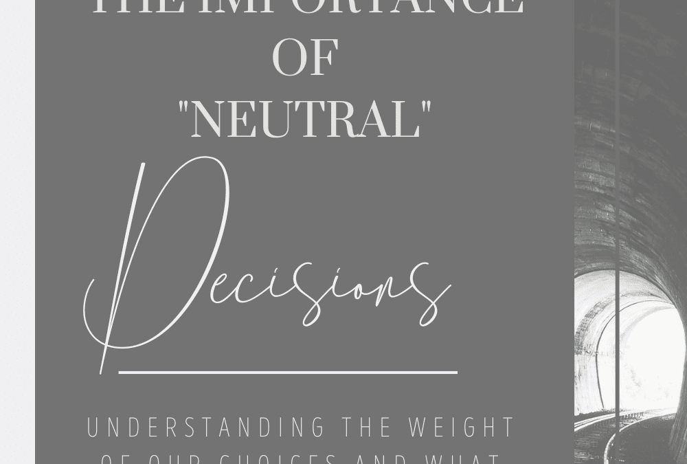 Free Will & Christian Decision Making-Do Choices Really Matter?